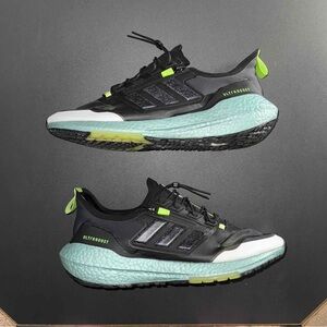 Adidas Ultraboost 21 GORE TEX - Black Signal Green - Size US 12